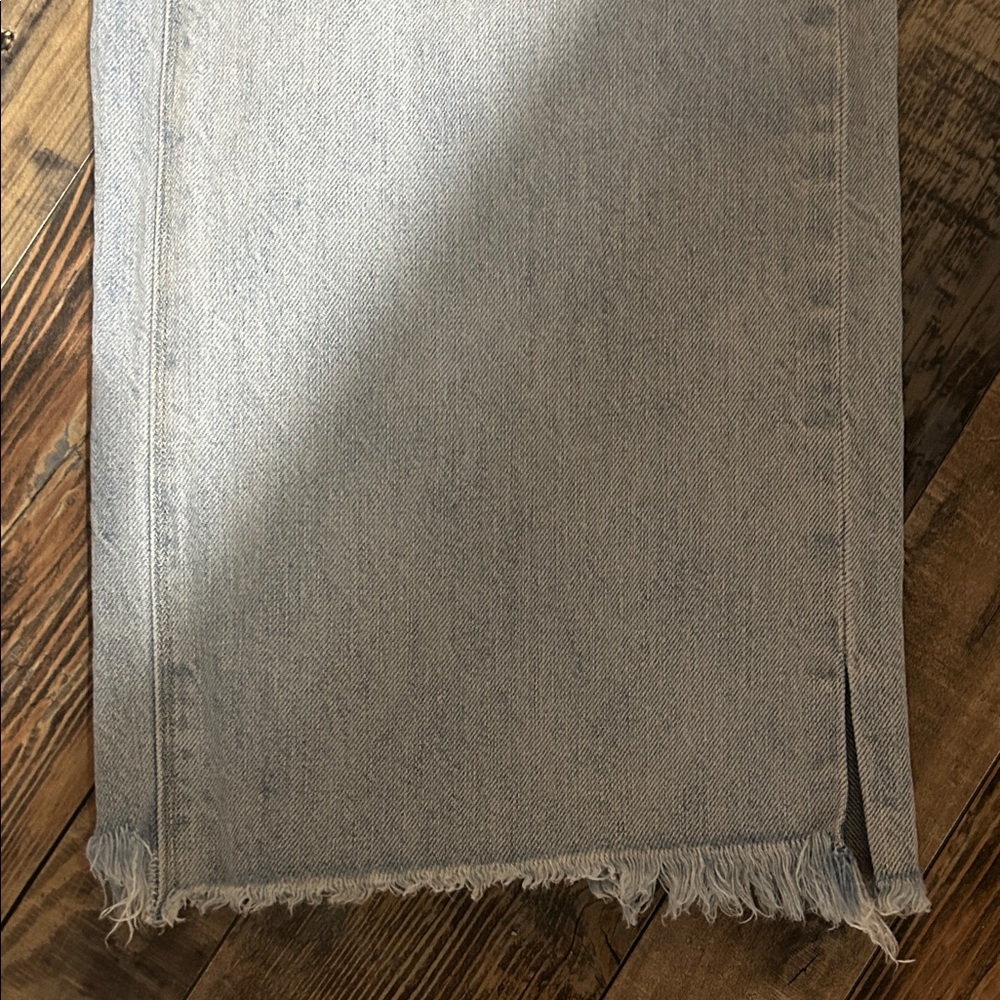 American Eagle Outfitters Light Blue wide leg Jeans - Picture 4 of 5